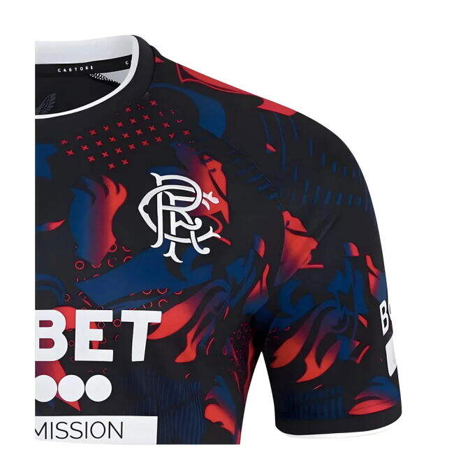 Authentic Glasgow Rangers Lionel Messi #10 Affordable Vintage (v3)