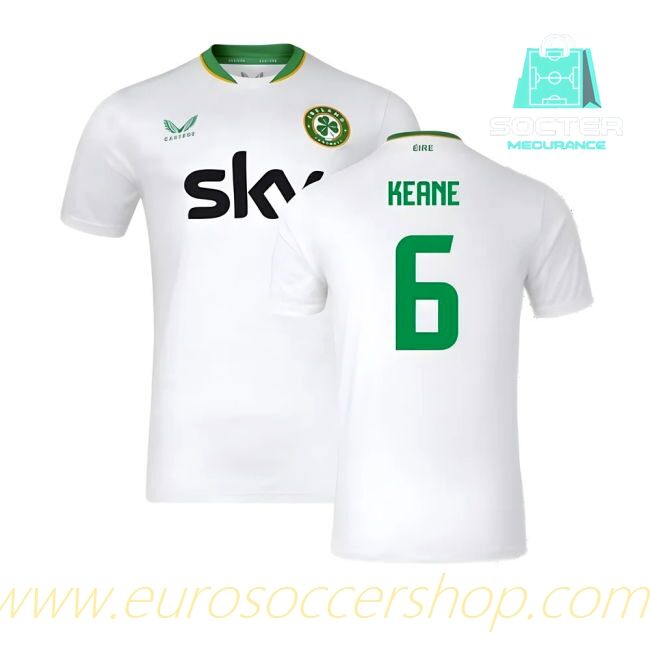 2024-25 Edition Ireland Away Football Shirt (Keane 6)
