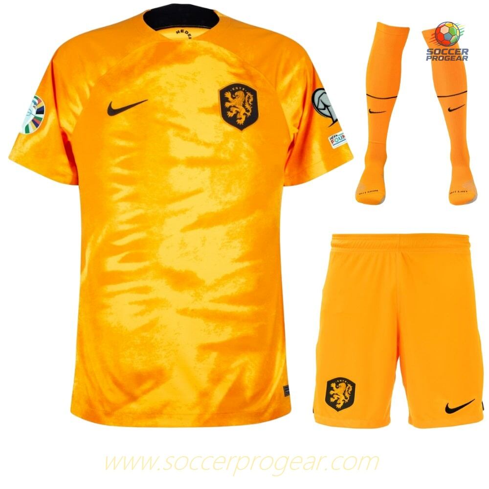 NETHERLANDS Player Version EURO 2024 QUALIFYING KIDS HOME JERSEY