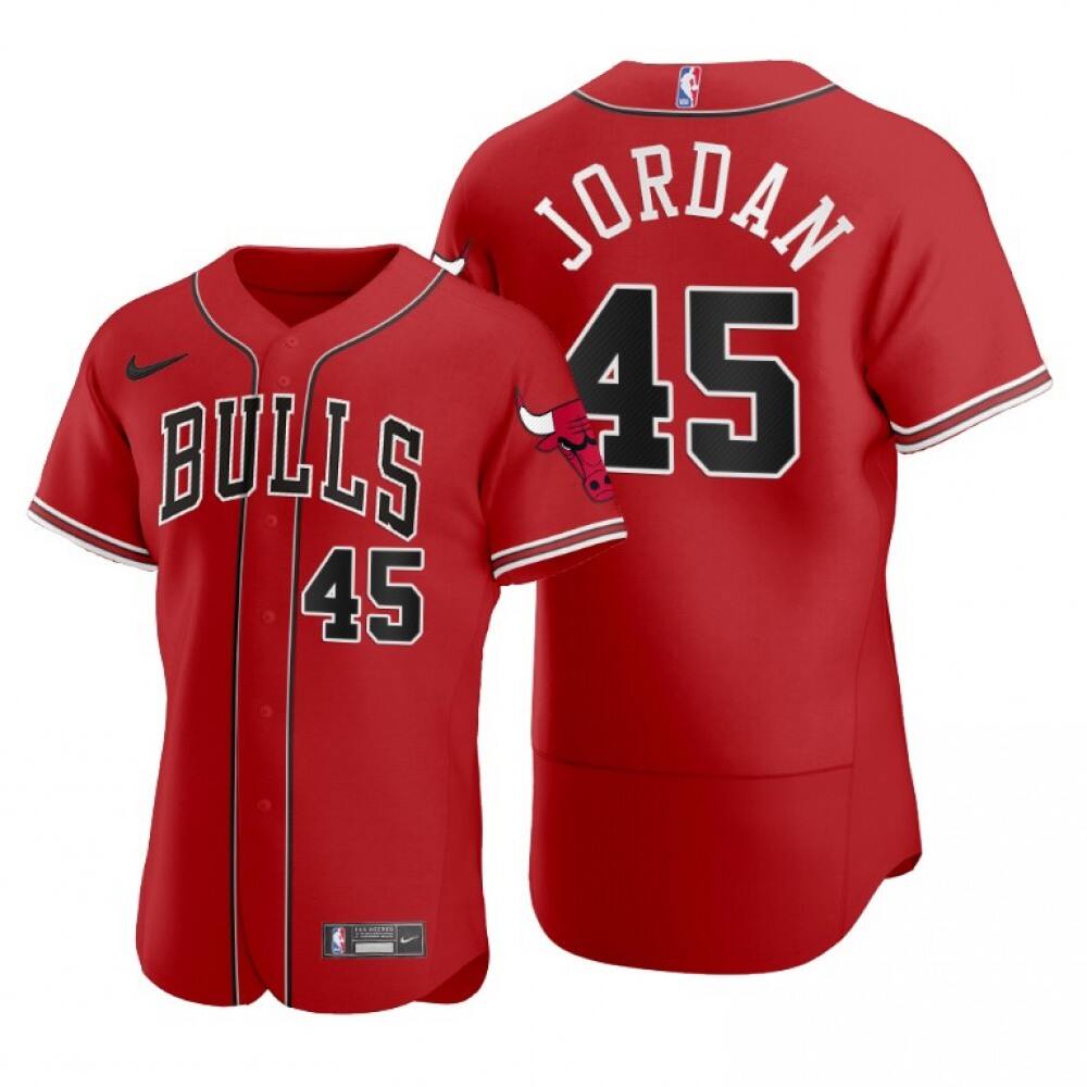 Authentic Chicago Bulls 45 Red Jersey - Fan Favorite