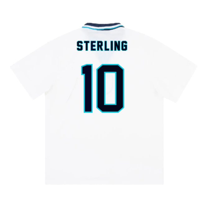 Sterling 10 1995-1996 England Football Team Home Strip