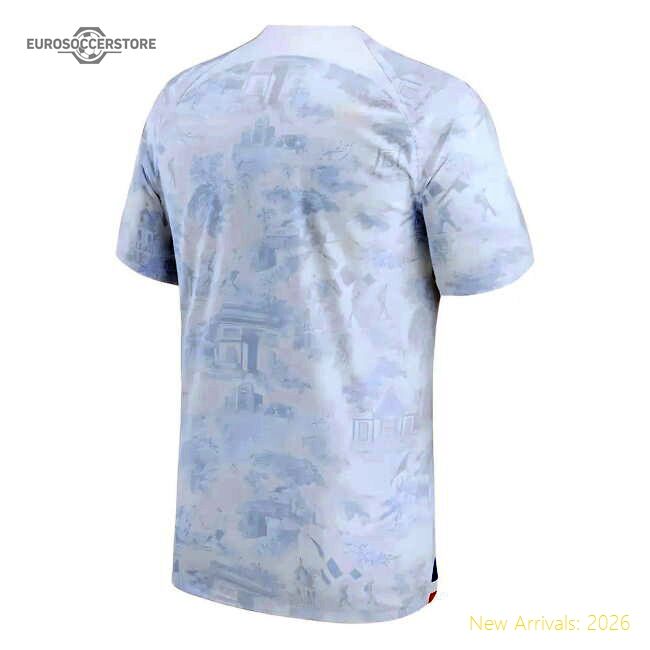 Durable France 2022-2023 Away Shirt (fra) Athletic Moisture-management