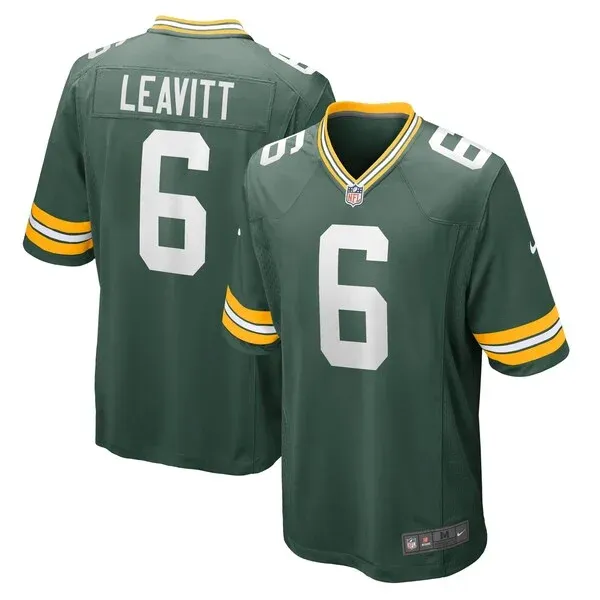 Green Bay Packers Dallin Leavitt Game Jersey - Green | NFL Player J...