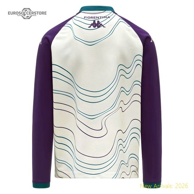 2025-2026 Viola Pre Match Sweat Top (white-violet) - Great Value