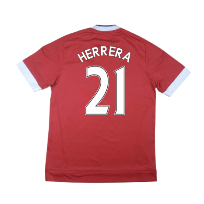 Manchester United 2015-16 Home Shirt (Mint) (Herrera 21)