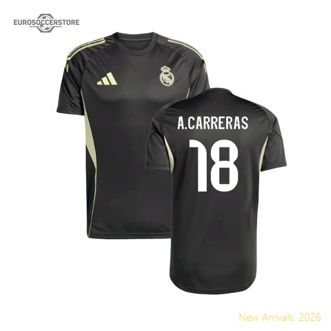 2025-2026 Real Madrid Training Jersey (utility Grey) (acarreras 18)