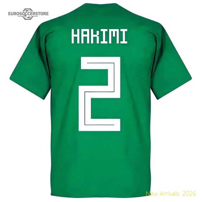 Morocco Hakimi 20242025 Regular Authentic Shirt Classic