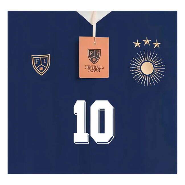 Elite Argentina Sol Away Vintage Away Football Shirt Exclusive-Design