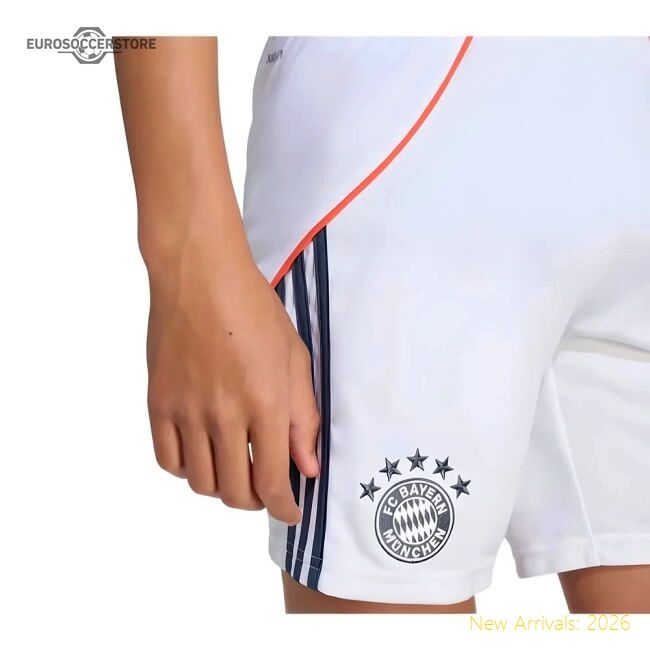 2025-2026 Bayern Munich Away Shorts (white) - Kids - Unique Style