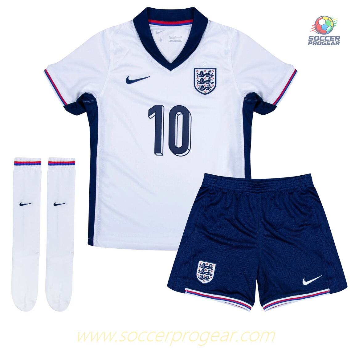 England Home Youth Jersey Set Football Jersey 2024/25 Collection Bellingham