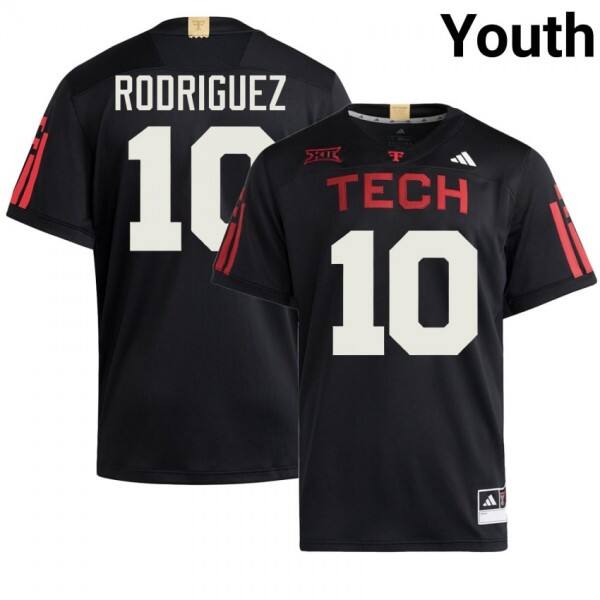 Youth Texas A&m Aggies #10 Jacob Rodriguez Youth Red V2d Jersey