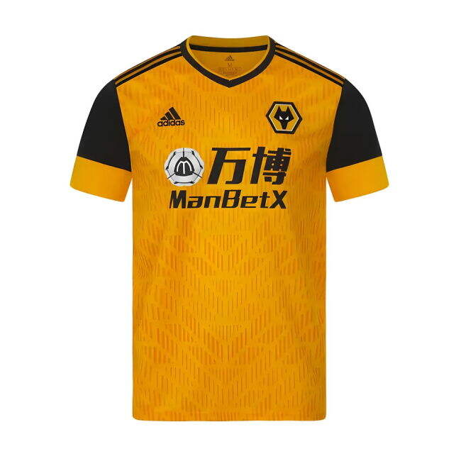 match worn 2020-2021 Wolves Home Football Shirt