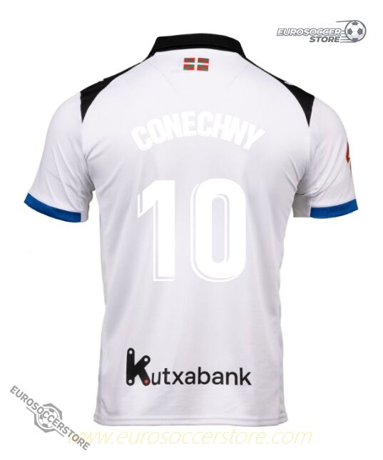 Away Jersey of Deportivo Alavés Featuring CONECHNY 10 for the 25-26 Season