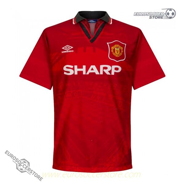 Vintage Home Jersey of Manchester United from the 1994-1996 Season