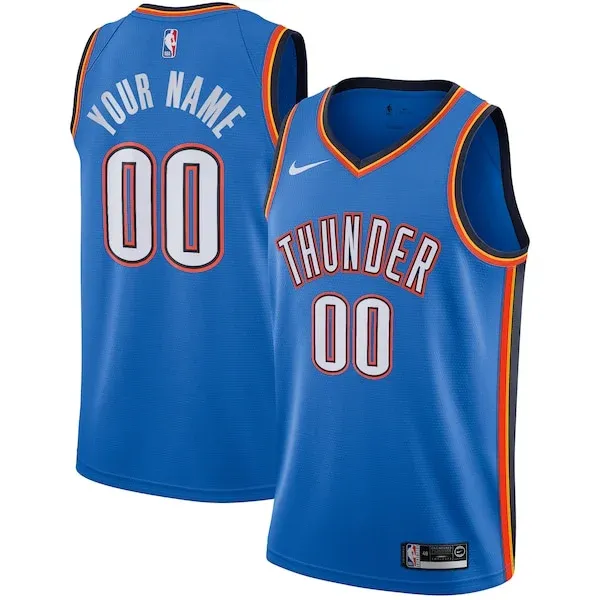 Oklahoma City OKC Swingman Jersey - superior NBA - Blue basketball