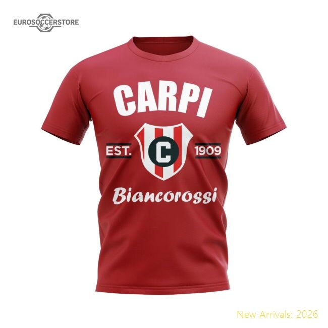 Carpi Established Football Casual Tee (red) - Fan Collection
