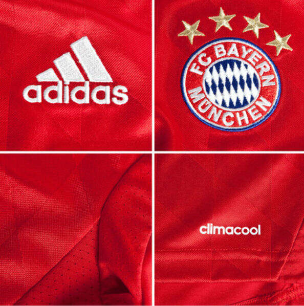 Genuine Authentic 13-14 Bayern Munich 9 Mandzukic Home Shirt
