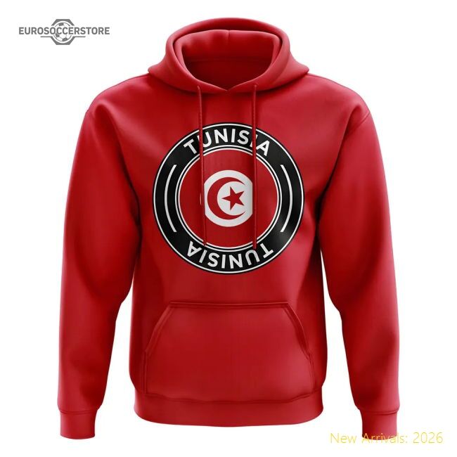 Tunisia Football 20242025 Regular Durable Hoodie Aeroready