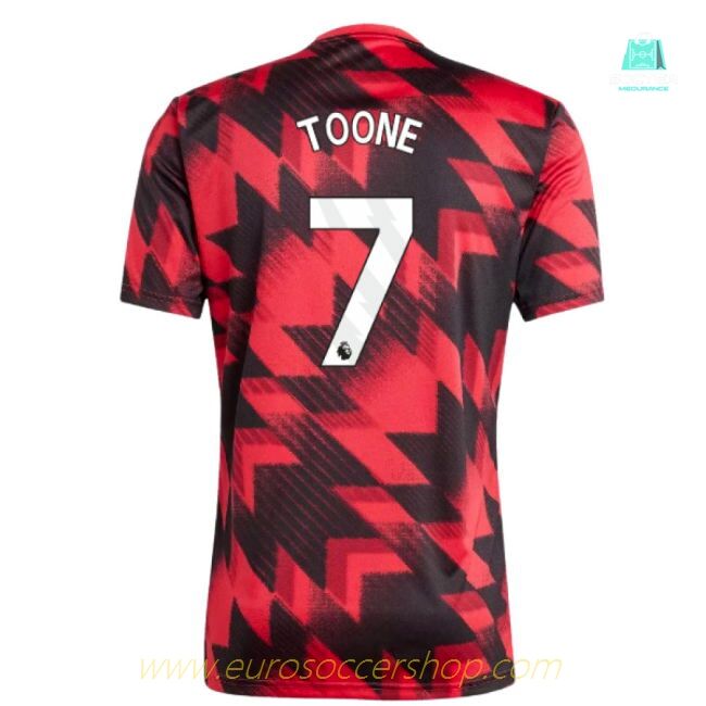 2025-2026 Man Utd Pre-Match Shirt (Red) (Toone 7)