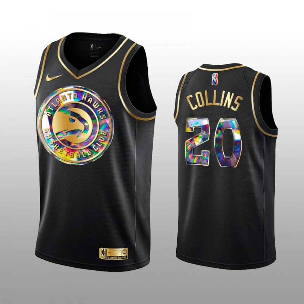 Authentic 20 Jersey Black - Golden Edition - NBA Collection