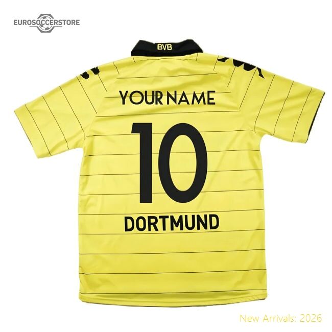 High-Quality Borussia Dortmund 2010-11 Home Shirt ((Excellent) M) (Your