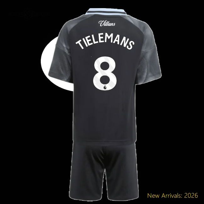 Authentic 2025-2026 Aston Villa Away Mini Kit Tielemans 8