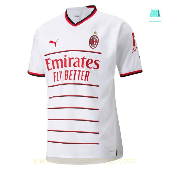 2022-2023 AC Milan Authentic Away Shirt (Your Name)