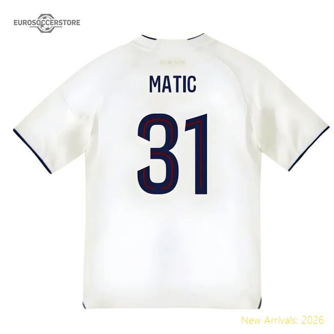 Popular 2025-2026 Olympique Lyon Home Shirt (Kids) (Matic 31)
