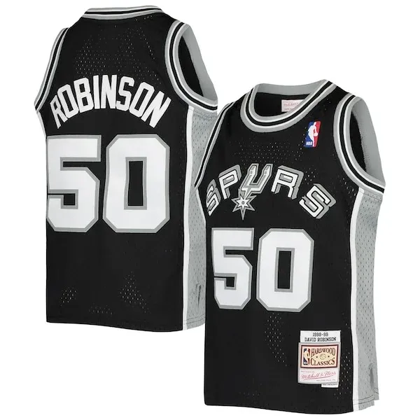 David Robinson SAS Swingman Jersey - contemporary Basketball - Black