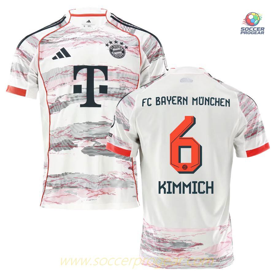 Bayern Munich Away Football Team Shirt 2025/26 Collection Kimmich