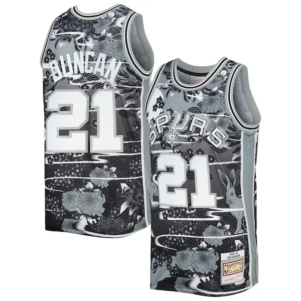 Tim Duncan SAS Swingman Jersey - top-tier NBA basketball basketball