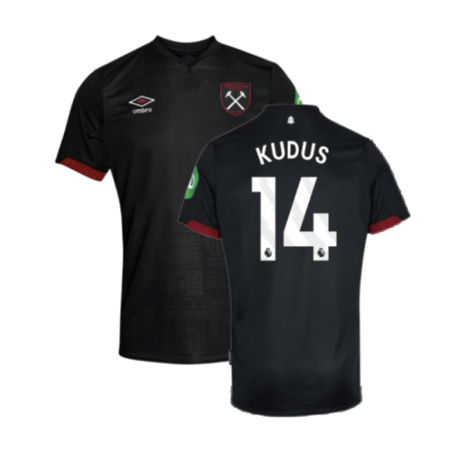 West Ham 2024-20 Away Jersey Kudus #14 M S Kids