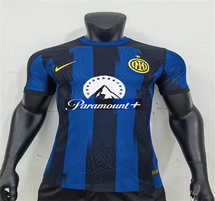 2324 Inter Milan Home Blue Soccer Jersey Football Shirt Authentic
