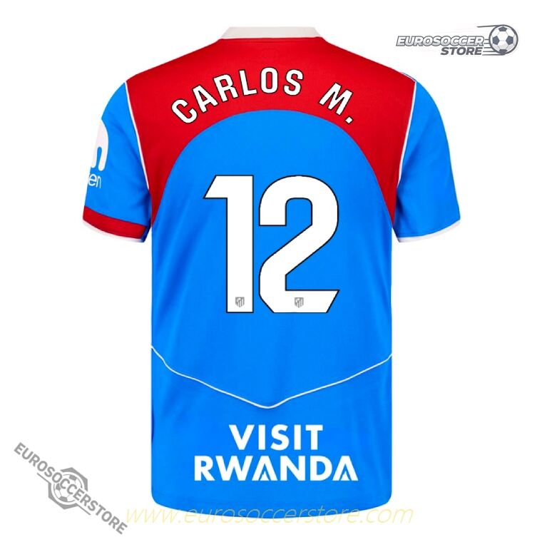 Atletico Madrid 2025-26 Third Jersey - CARLOS M. #12