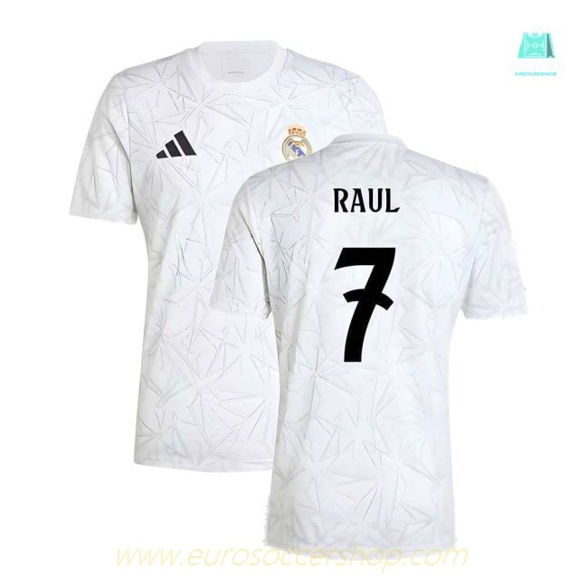 2024-2025 Real Madrid Pre-Match Shirt (White) (Raul 7)