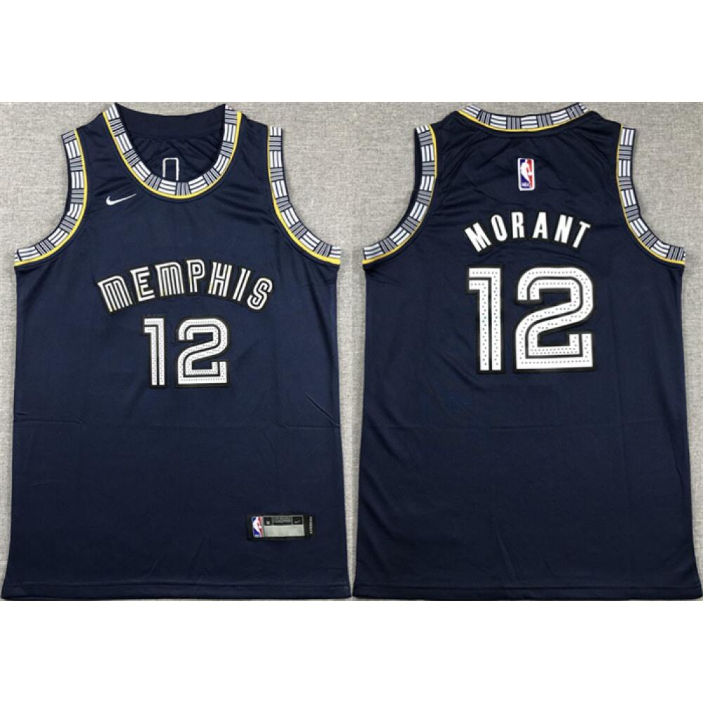 Performance Genuine Men's Grizzlies #12 Ja None Basketball Jersey
