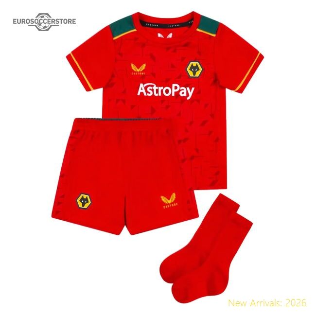 Excellent 2023-2024 Wolves Away Mini Kit - Collectors Item