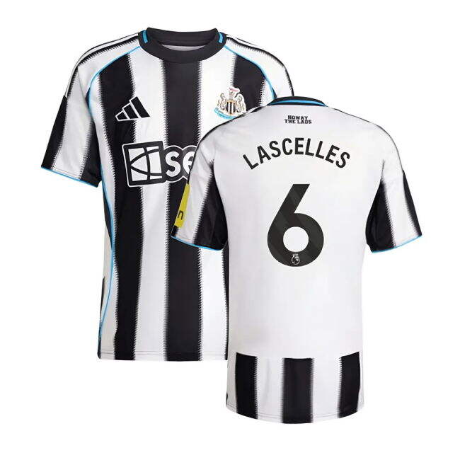 Men's 2025-2026 Newcastle Home Shirt (Lascelles 6)