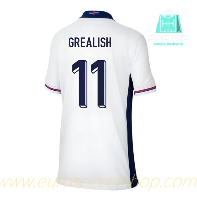 2024/25 Campaign England NT Home Football Shirt Official Kids Edition (Grealish 11)