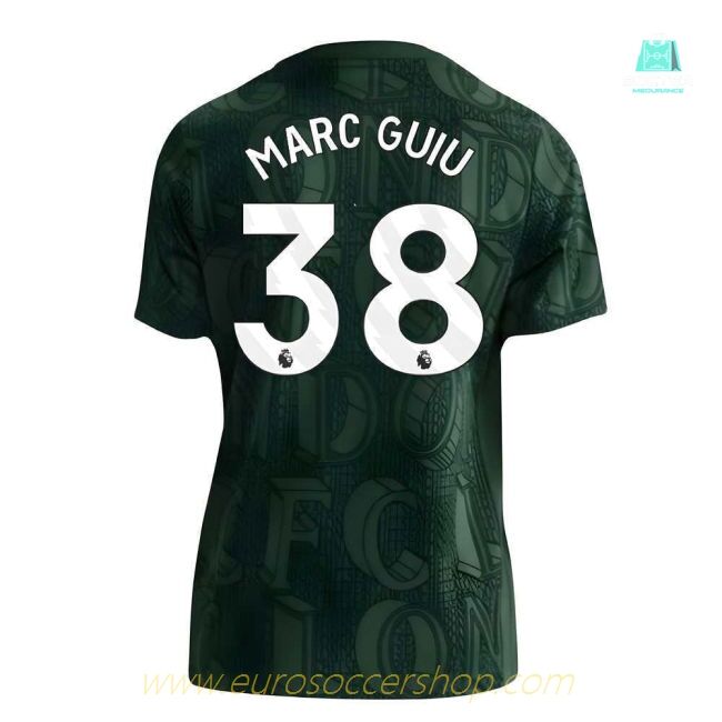 2025-2026 Chelsea Pre Match Shirt (Green) - Kids (Marc Guiu 38)