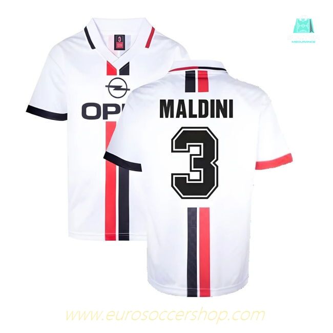 AC Milan 1996 Away Retro Shirt (MALDINI 3)
