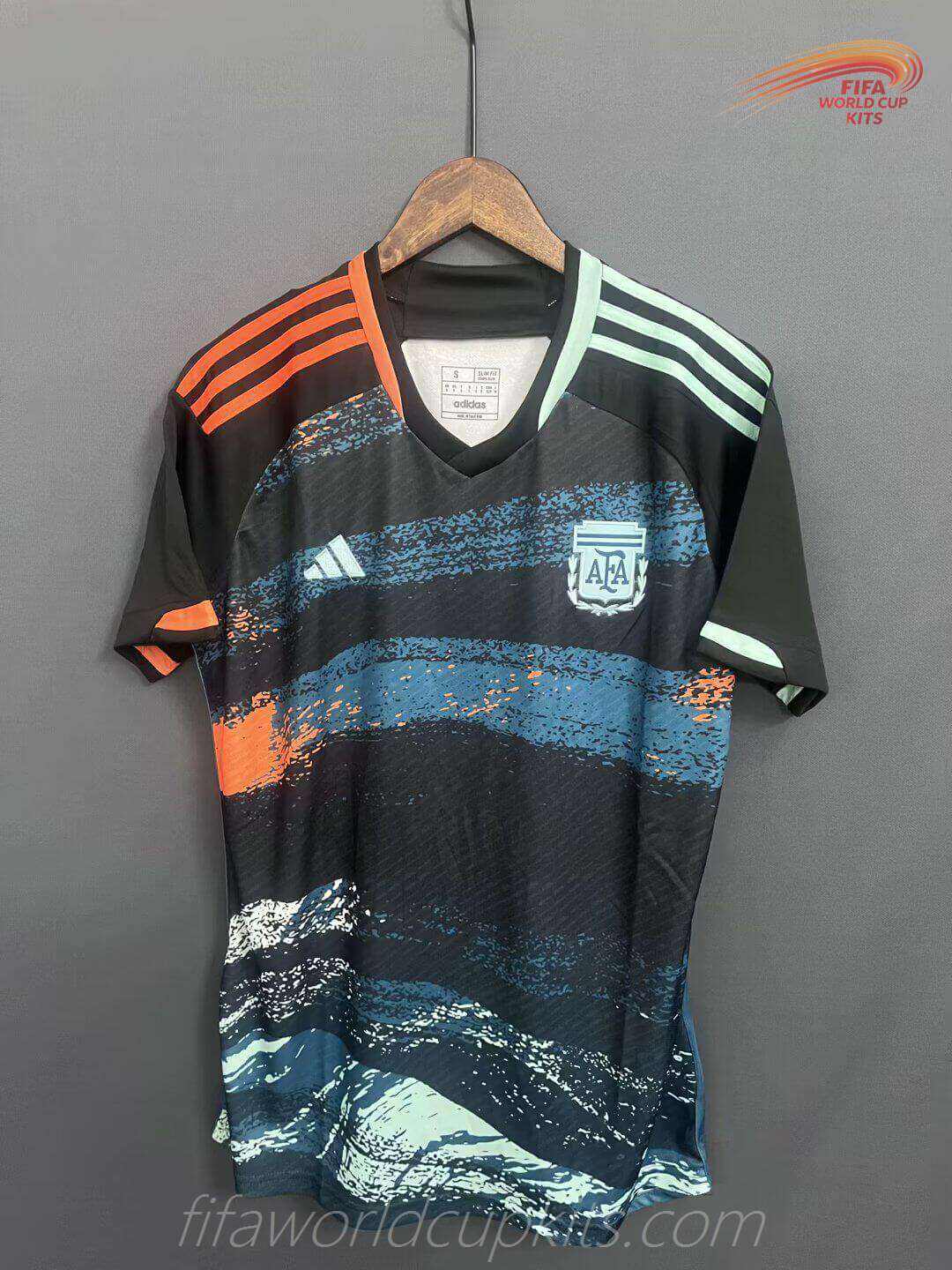 Argentina 2023 Away Black/Dark Blue Football Kit