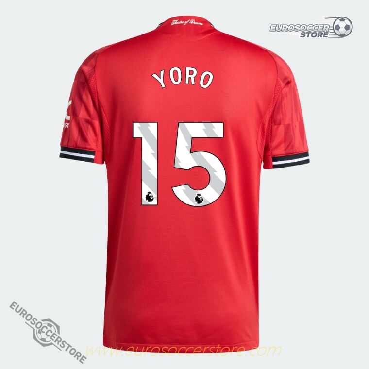 Manchester United Home YORO 15 Football Jersey 25-26 Season (Player Edition)