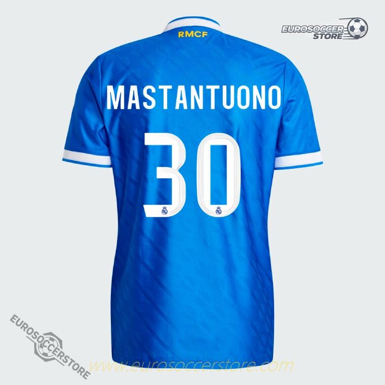 Real Madrid 25-26 Third MASTANTUONO 30 Football Jersey (Player Version)