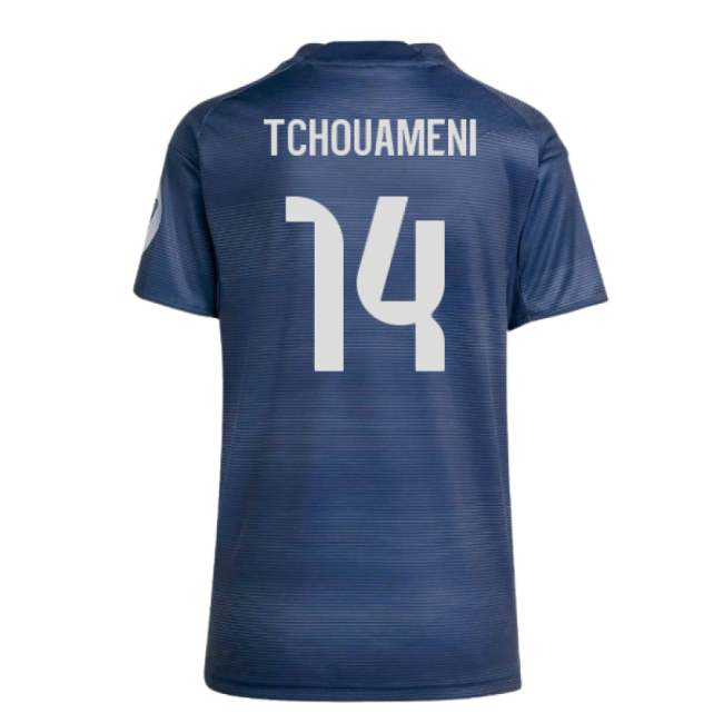 2025-2026 Real Madrid Auth Away Shirt (Womens) (Tchouameni 14) - Su...
