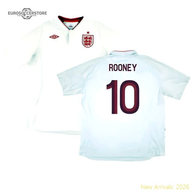 Durable England 2024-2025 Home Jersey - Comfort Retro Mobility
