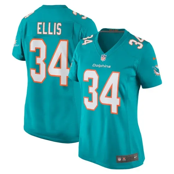 None Game NFL Jersey - Aqua | Top-Grade Football Apparel | NFL Footbal