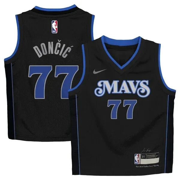 High-Quality Luka Dončić DAL Basketball Jersey - Black - Fan Favorite