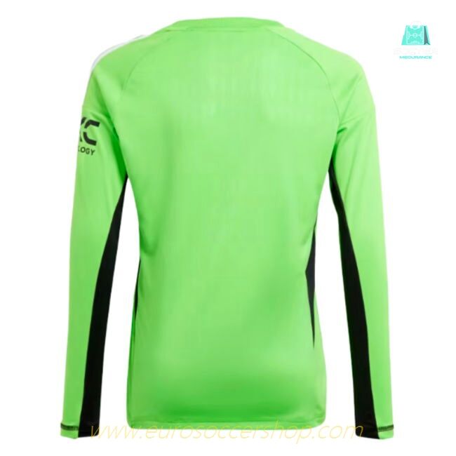 2023-2024 Man Utd Home Goalkeeper Shirt (Solar Green) - Kids