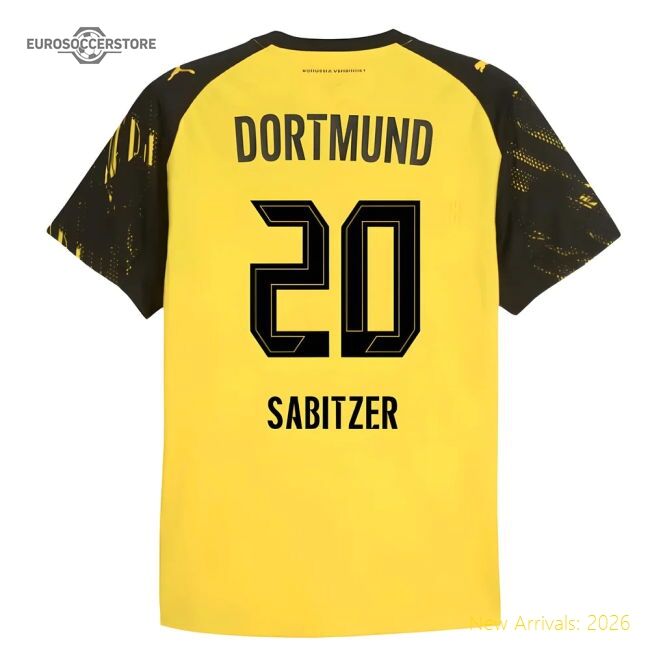 High-quality 2025-2026 Borussia Dortmund Authentic Home Shirt (sabi